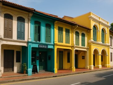 Oldest Shophouses in Kampong Gelam: Then and Now