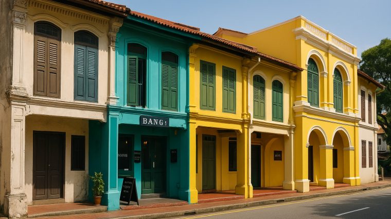 Oldest Shophouses in Kampong Gelam: Then and Now