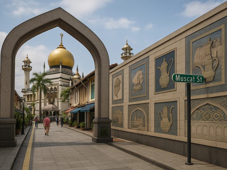 Uncovering the History of Muscat Street: Where Art Meets Diplomacy