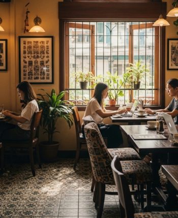 Work-Friendly Cafes in Kampong Gelam for Digital Nomads