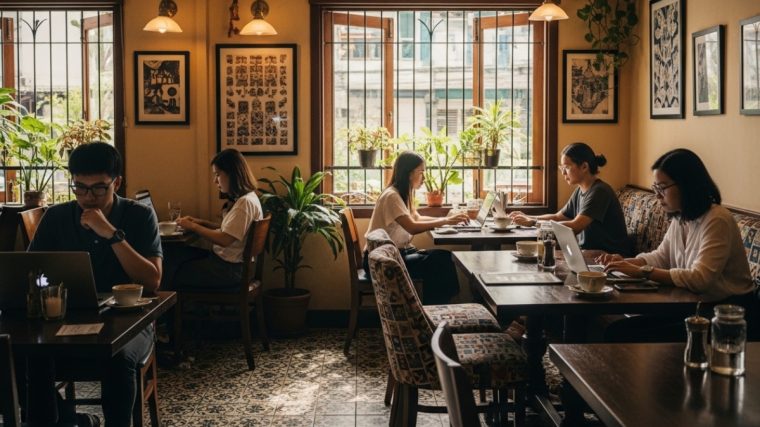 Work-Friendly Cafes in Kampong Gelam for Digital Nomads