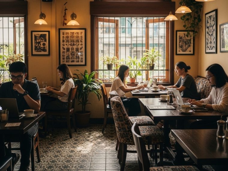 Work-Friendly Cafes in Kampong Gelam for Digital Nomads
