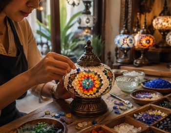 DIY Turkish Mosaic Lamp Workshops in Kampong Gelam