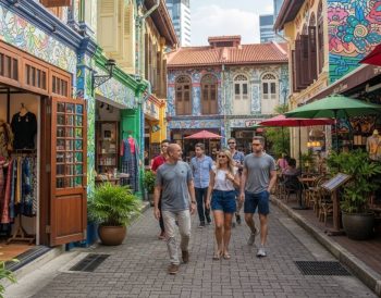 Walking Guide from Bugis MRT to Kampong Gelam