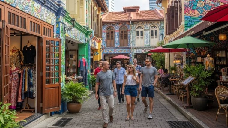 Walking Guide from Bugis MRT to Kampong Gelam
