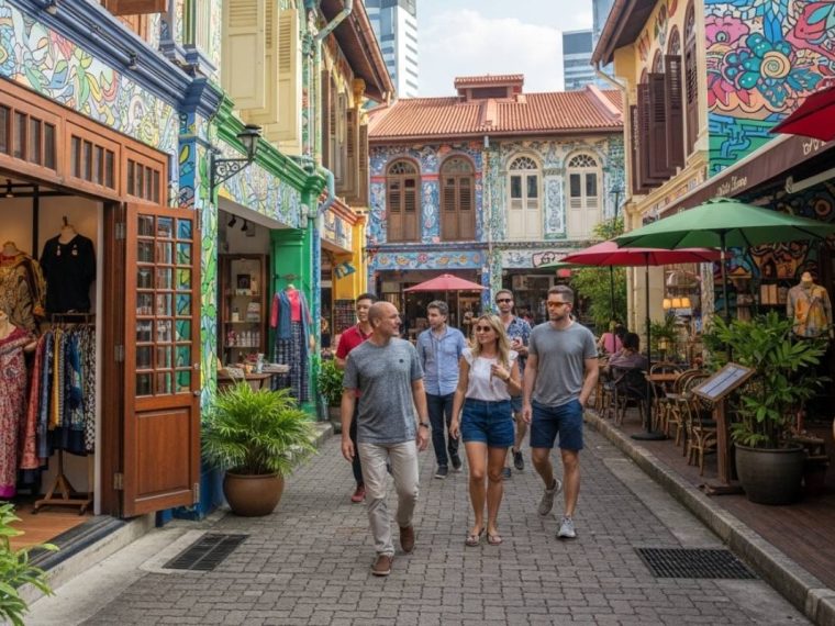 Walking Guide from Bugis MRT to Kampong Gelam